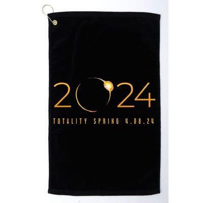 2024 Solar Eclipse American Totality Spring 4.08.24 Golf Towel