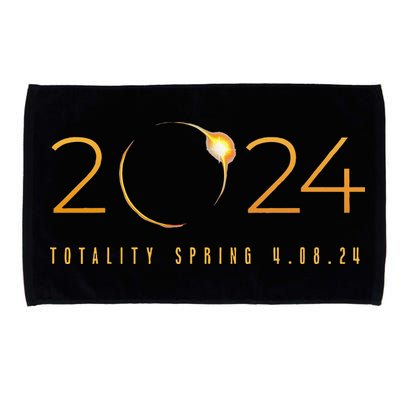 2024 Solar Eclipse American Totality Spring 4.08.24 Microfiber Hand Towel
