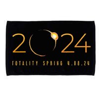 2024 Solar Eclipse American Totality Spring 4.08.24 Microfiber Hand Towel