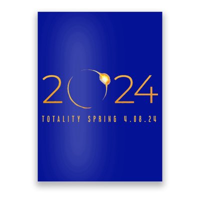 2024 Solar Eclipse American Totality Spring 4.08.24 Poster