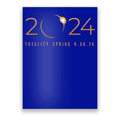 2024 Solar Eclipse American Totality Spring 4.08.24 Poster