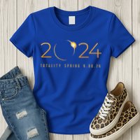 2024 Solar Eclipse American Totality Spring 4.08.24 Womens T-Shirt