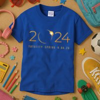2024 Solar Eclipse American Totality Spring 4.08.24 Kids T-Shirt