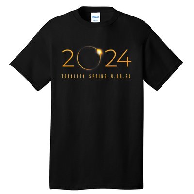 2024 Solar Eclipse American Totality Spring 4.08.24 Tall T-Shirt