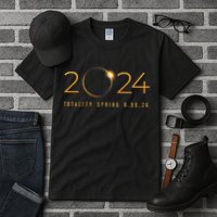 2024 Solar Eclipse American Totality Spring 4.08.24 Tall T-Shirt