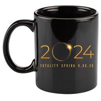 2024 Solar Eclipse American Totality Spring 4.08.24 11oz C Handle Ceramic Mug