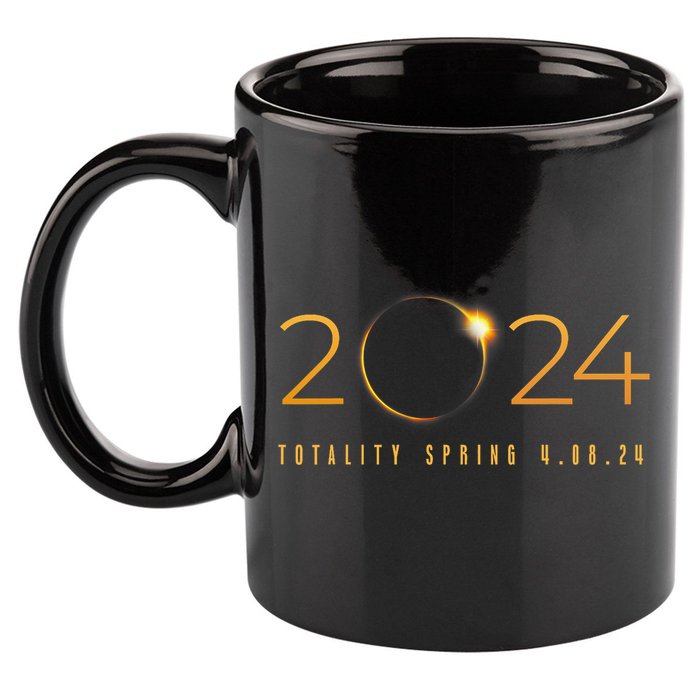 2024 Solar Eclipse American Totality Spring 4.08.24 11oz C Handle Ceramic Mug