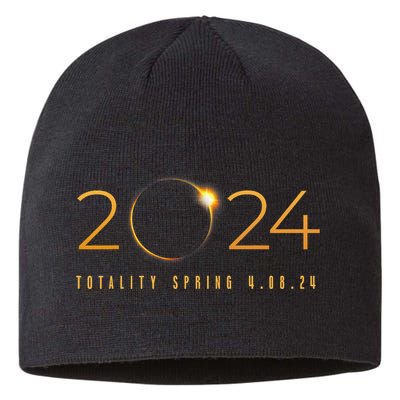 2024 Solar Eclipse American Totality Spring 4.08.24 Sustainable Beanie