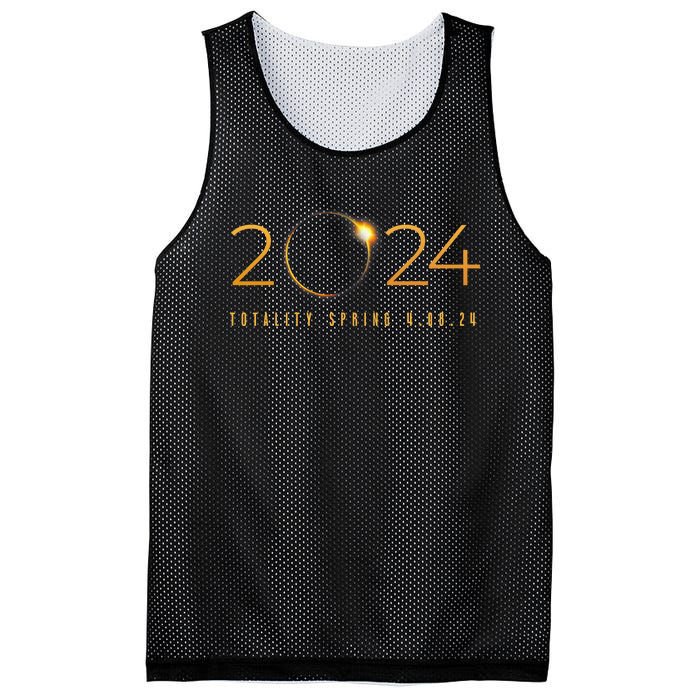 2024 Solar Eclipse American Totality Spring 4.08.24 Mesh Reversible Basketball Jersey Tank