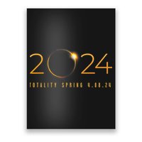 2024 Solar Eclipse American Totality Spring 4.08.24 Poster