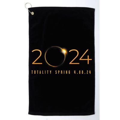 2024 Solar Eclipse American Totality Spring 4.08.24 Golf Towel