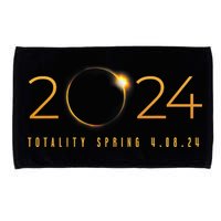 2024 Solar Eclipse American Totality Spring 4.08.24 Microfiber Hand Towel