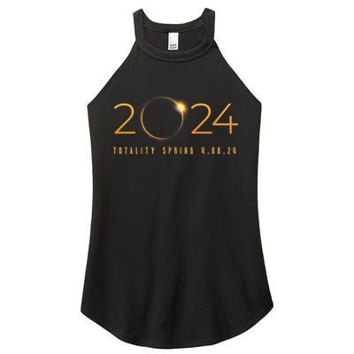 2024 Solar Eclipse American Totality Spring 4.08.24 Women's Perfect Tri Rocker Tank