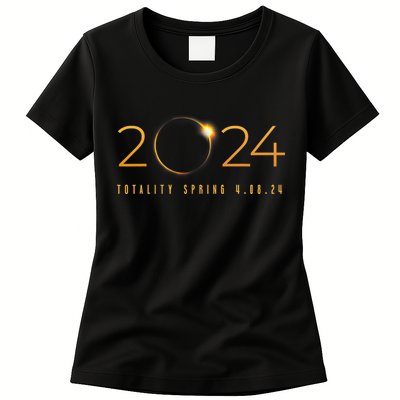 2024 Solar Eclipse American Totality Spring 4.08.24 Womens T-Shirt