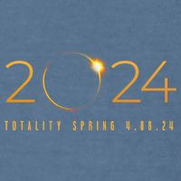 2024 Solar Eclipse American Totality Spring 4.08.24 Garment-Dyed Sweatshirt