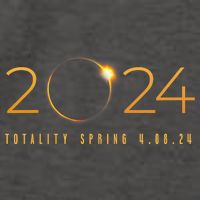 2024 Solar Eclipse American Totality Spring 4.08.24 Vector Backpack