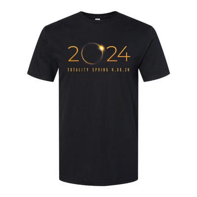 2024 Solar Eclipse American Totality Spring 4.08.24 Softstyle CVC T-Shirt