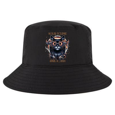 2024 Solar Eclipse Fantasy Cat Wearing Solar Eclipse Glasses Cool Comfort Performance Bucket Hat