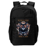 2024 Solar Eclipse Fantasy Cat Wearing Solar Eclipse Glasses Backpack
