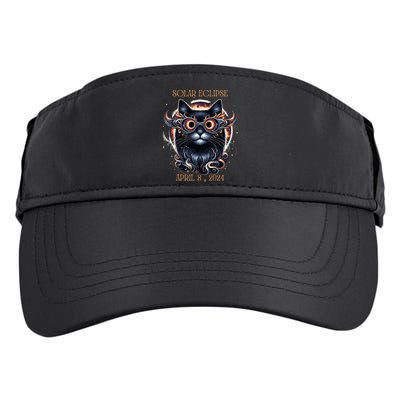 2024 Solar Eclipse Fantasy Cat Wearing Solar Eclipse Glasses Adult Drive Performance Visor