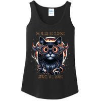 2024 Solar Eclipse Fantasy Cat Wearing Solar Eclipse Glasses Ladies Essential Tank