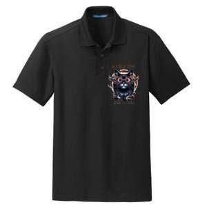 2024 Solar Eclipse Fantasy Cat Wearing Solar Eclipse Glasses Dry Zone Grid Polo