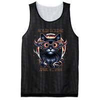 2024 Solar Eclipse Fantasy Cat Wearing Solar Eclipse Glasses Mesh Reversible Basketball Jersey Tank