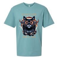2024 Solar Eclipse Fantasy Cat Wearing Solar Eclipse Glasses Sueded Cloud Jersey T-Shirt