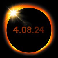 2024 Solar Eclipse American Totality Spring 4.08.24 T-Shirt