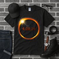 2024 Solar Eclipse American Totality Spring 4.08.24 Tall T-Shirt
