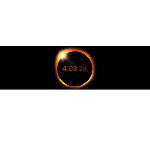 2024 Solar Eclipse American Totality Spring 4.08.24 Bumper Sticker