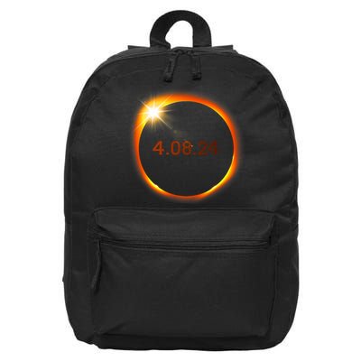 2024 Solar Eclipse American Totality Spring 4.08.24 16 in Basic Backpack