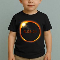 2024 Solar Eclipse American Totality Spring 4.08.24 Toddler T-Shirt