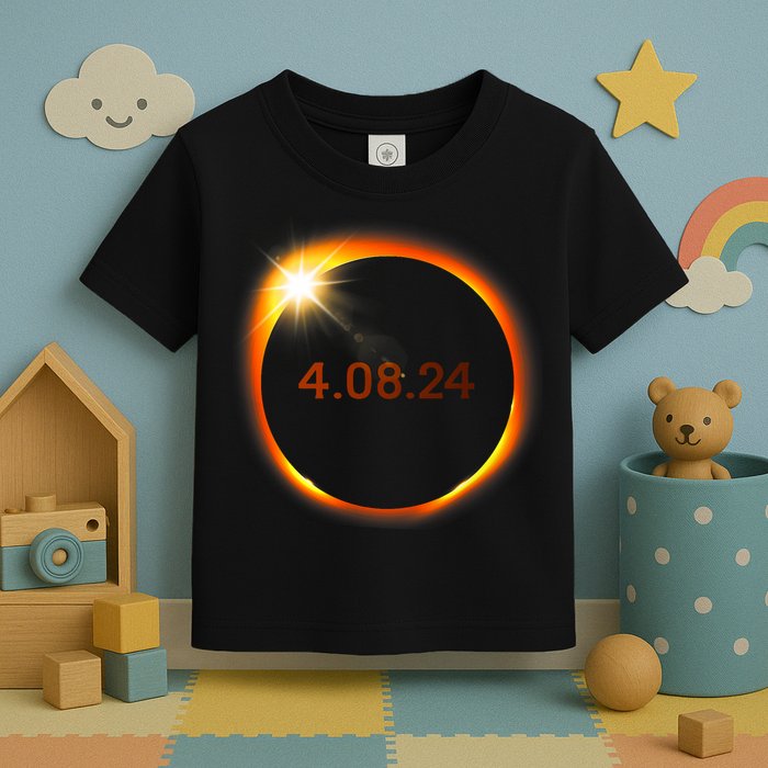 2024 Solar Eclipse American Totality Spring 4.08.24 Toddler T-Shirt
