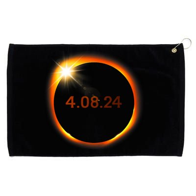 2024 Solar Eclipse American Totality Spring 4.08.24 Grommeted Golf Towel