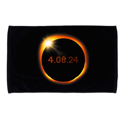 2024 Solar Eclipse American Totality Spring 4.08.24 Microfiber Hand Towel