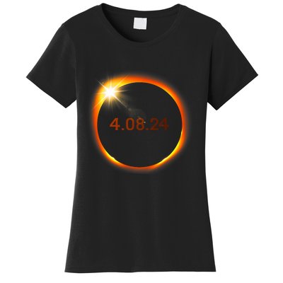 2024 Solar Eclipse American Totality Spring 4.08.24 Women's T-Shirt