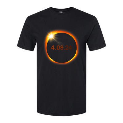 2024 Solar Eclipse American Totality Spring 4.08.24 Softstyle® CVC T-Shirt