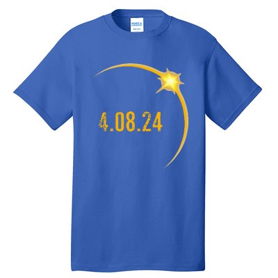 2024 Solar Eclipse American Totality Spring 4.08.24 Tall T-Shirt