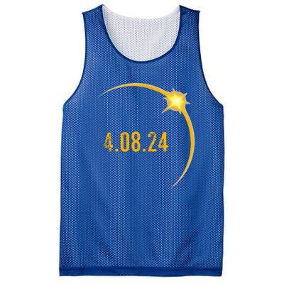 2024 Solar Eclipse American Totality Spring 4.08.24 Mesh Reversible Basketball Jersey Tank