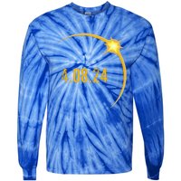 2024 Solar Eclipse American Totality Spring 4.08.24 Tie-Dye Long Sleeve Shirt