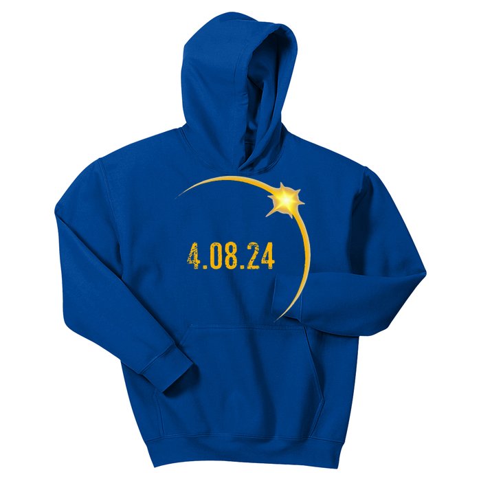 2024 Solar Eclipse American Totality Spring 4.08.24 Kids Hoodie