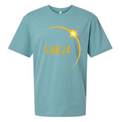 2024 Solar Eclipse American Totality Spring 4.08.24 Sueded Cloud Jersey T-Shirt