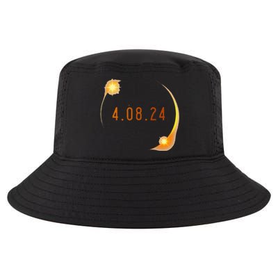 2024 Solar Eclipse American Totality Spring 4.08.24 Cool Comfort Performance Bucket Hat