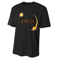 2024 Solar Eclipse American Totality Spring 4.08.24 Performance Sprint T-Shirt