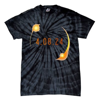 2024 Solar Eclipse American Totality Spring 4.08.24 Tie-Dye T-Shirt