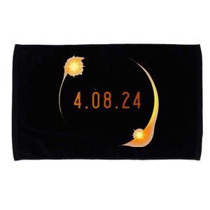 2024 Solar Eclipse American Totality Spring 4.08.24 Microfiber Hand Towel