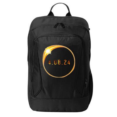 2024 Solar Eclipse American Totality Spring 4.08.24 City Backpack