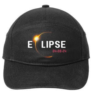 2024 Solar Eclipse 2024 04.08.24 Eclipse 7-Panel Snapback Hat