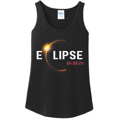 2024 Solar Eclipse 2024 04.08.24 Eclipse Ladies Essential Tank